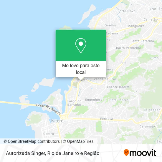 Autorizada Singer mapa
