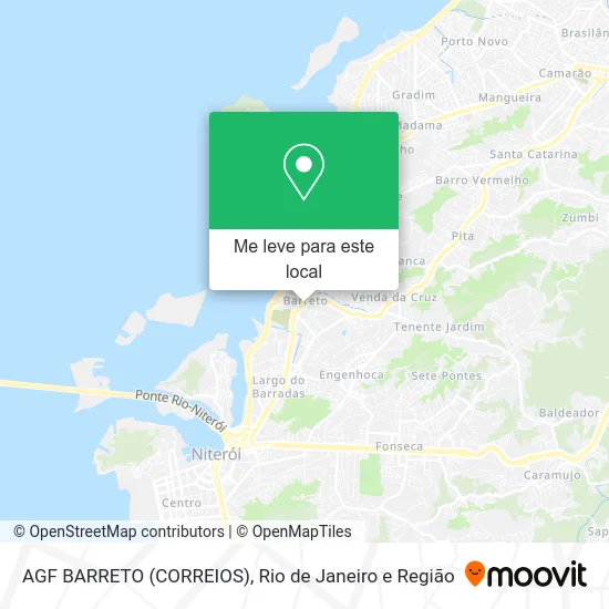 AGF BARRETO (CORREIOS) mapa