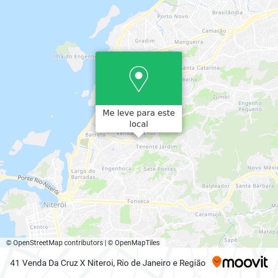 41 Venda Da Cruz X Niteroi mapa