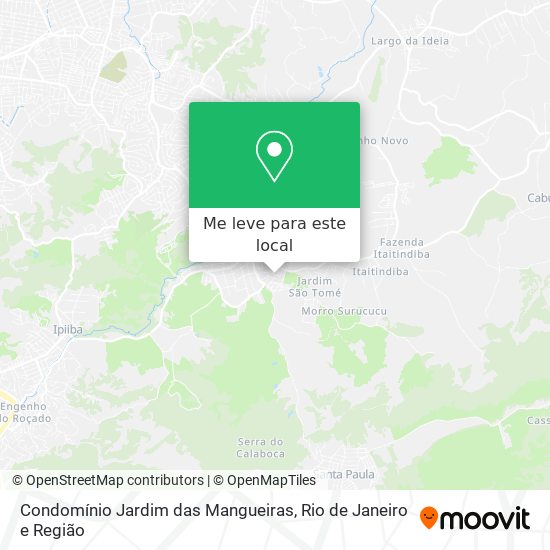 Condomínio Jardim das Mangueiras mapa
