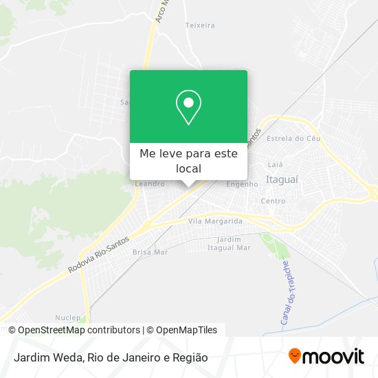 Jardim Weda mapa