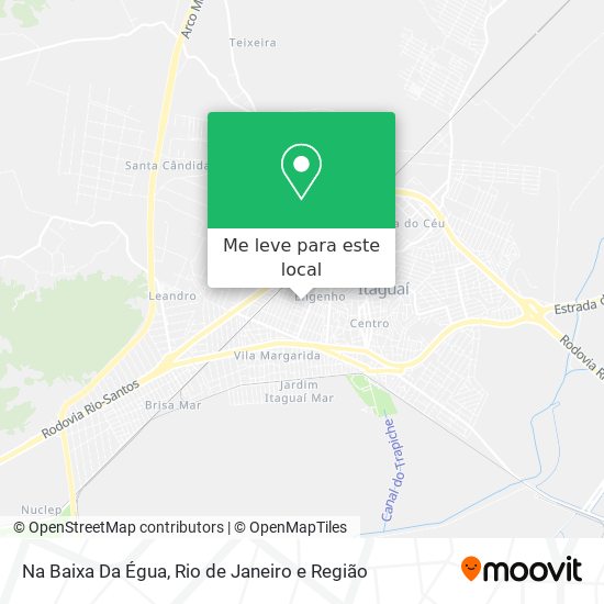 Na Baixa Da Égua mapa