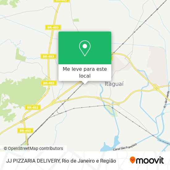 JJ PIZZARIA DELIVERY mapa