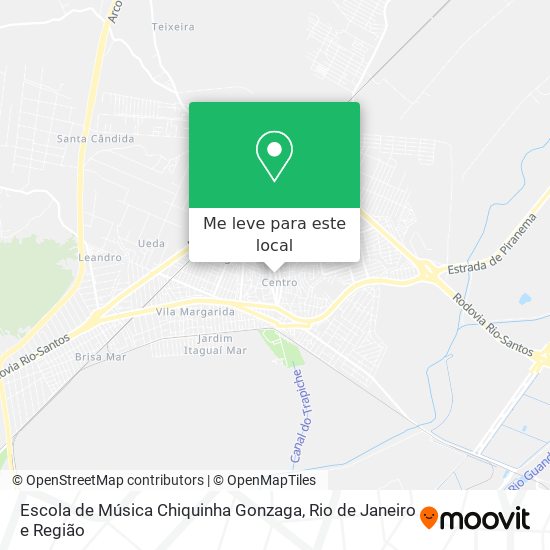 Escola de Música Chiquinha Gonzaga mapa