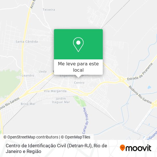 Centro de Identificação Civil (Detran-RJ) mapa