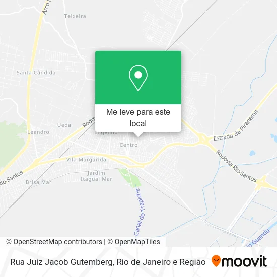 Rua Juiz Jacob Gutemberg mapa