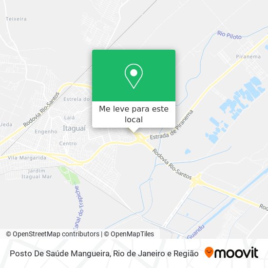 Posto De Saúde Mangueira mapa