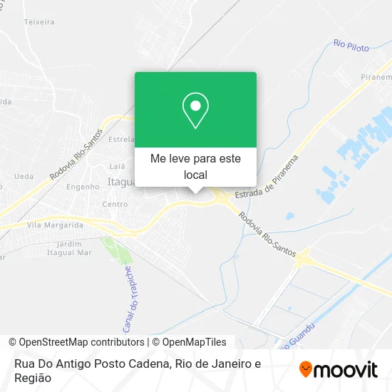 Rua Do Antigo Posto Cadena mapa