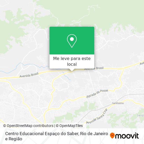 Centro Educacional Espaço do Saber mapa