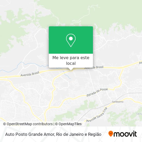 Auto Posto Grande Amor mapa