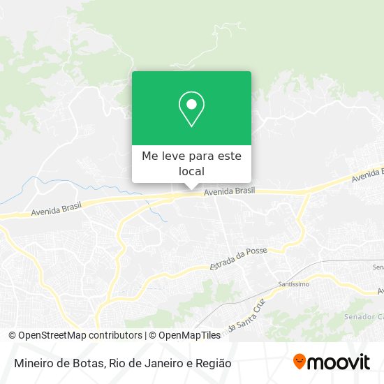 Mineiro de Botas mapa