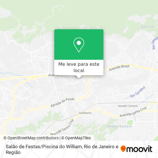 Salão de Festas / Piscina do William mapa