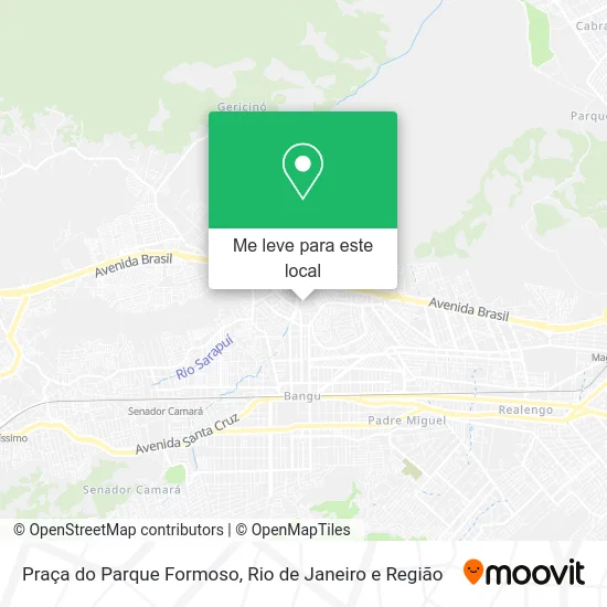 Praça do Parque Formoso mapa
