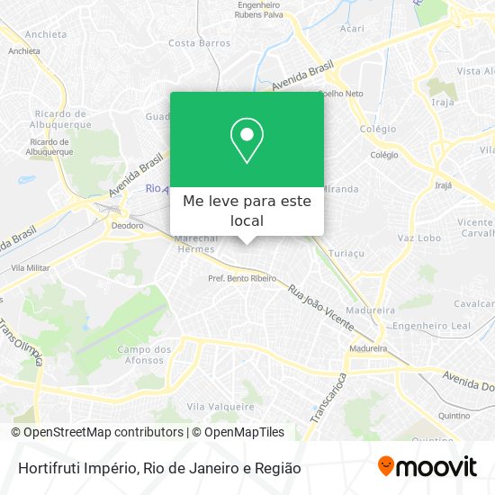 Hortifruti Império mapa