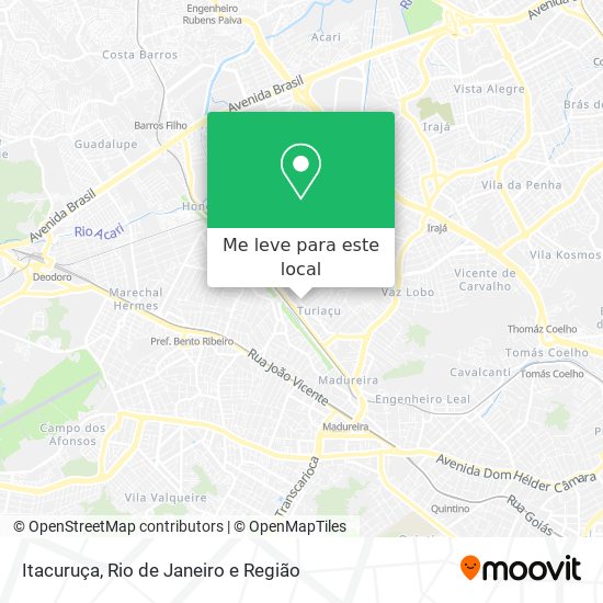 Itacuruça mapa