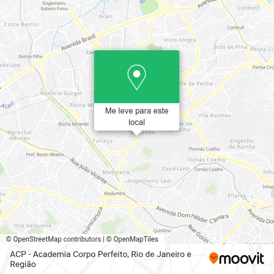 ACP - Academia Corpo Perfeito mapa