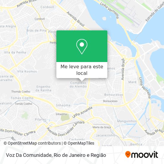 Voz Da Comunidade mapa