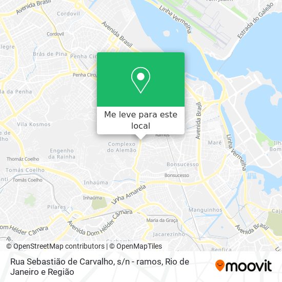 Rua Sebastião de Carvalho, s / n - ramos mapa