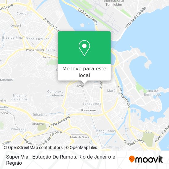 Super Via -  Estação De Ramos mapa