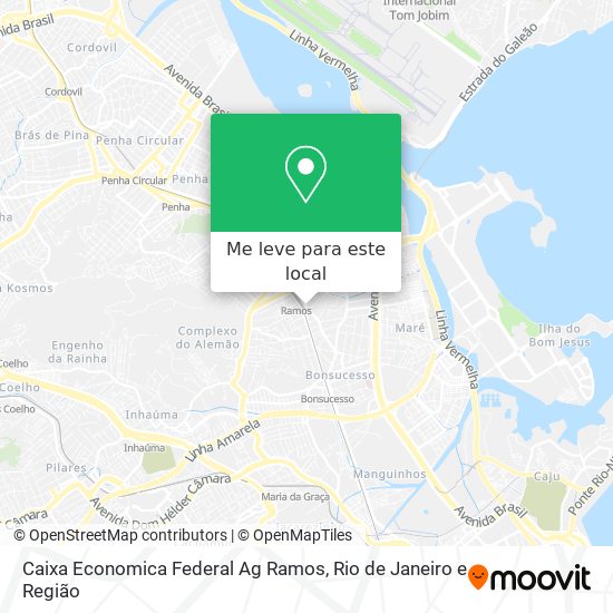 Caixa Economica Federal Ag Ramos mapa
