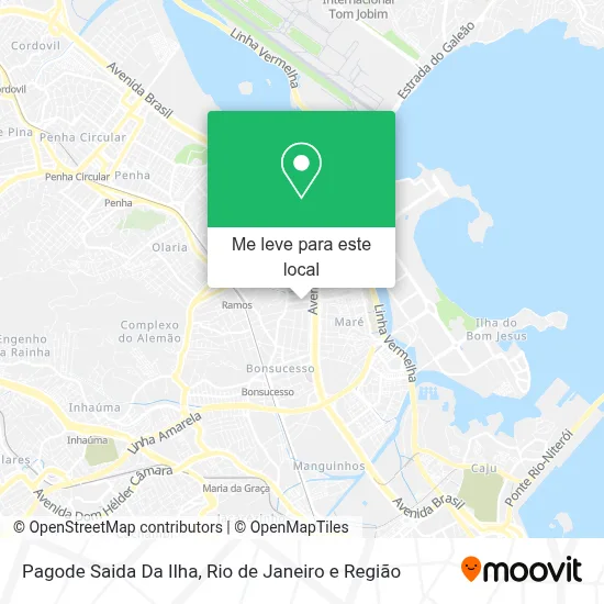 Pagode Saida Da Ilha mapa