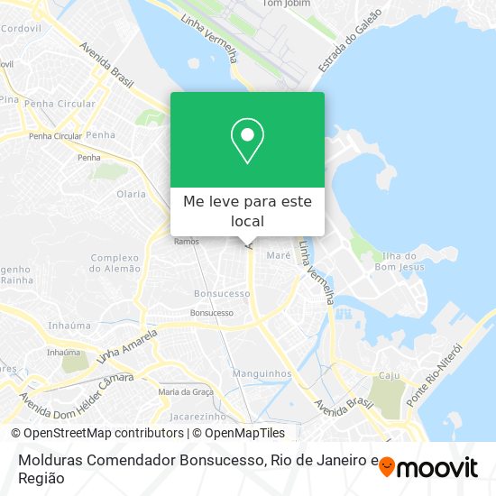 Molduras Comendador Bonsucesso mapa