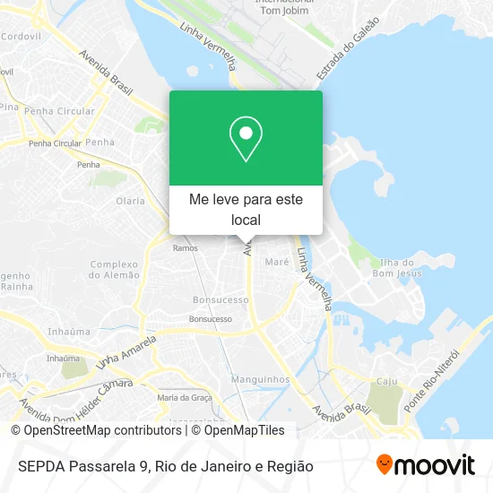 SEPDA Passarela 9 mapa