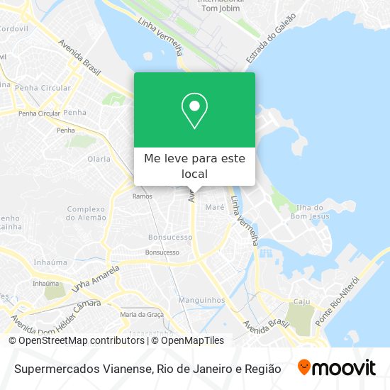 Supermercados Vianense mapa