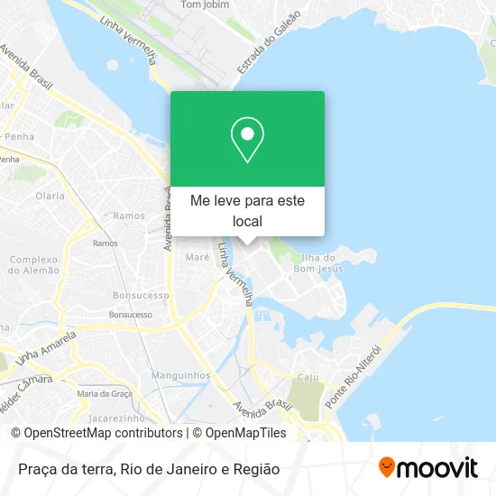 Praça da terra mapa