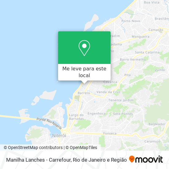 Manilha Lanches - Carrefour mapa