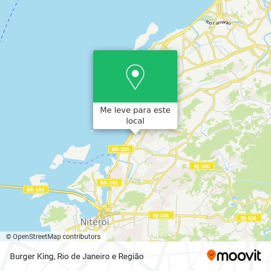 Burger King mapa