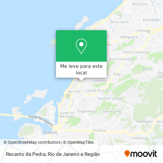 Recanto da Pedra mapa