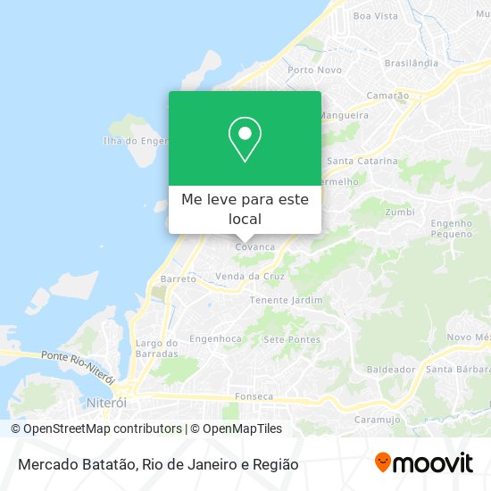 Mercado Batatão mapa