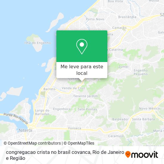 congregacao crista no brasil covanca mapa