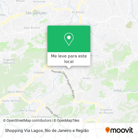 Shopping Via Lagos mapa