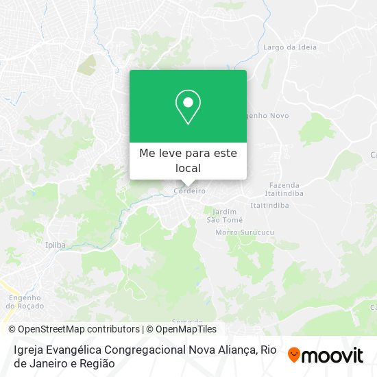 Igreja Evangélica Congregacional Nova Aliança mapa