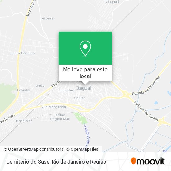 Cemitério do Sase mapa