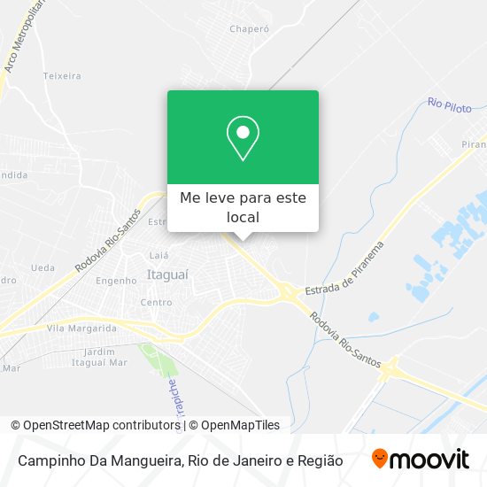 Campinho Da Mangueira mapa