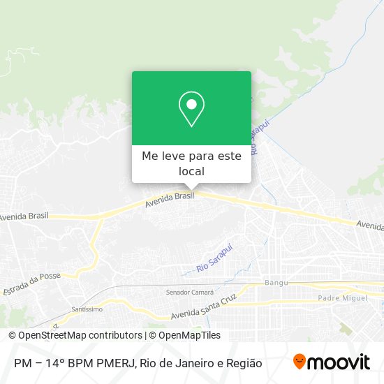 PM – 14º BPM PMERJ mapa