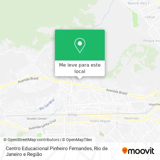 Centro Educacional Pinheiro Fernandes mapa