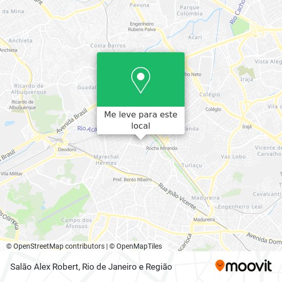 Salão Alex Robert mapa