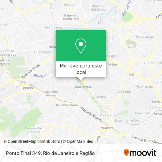 Ponto Final 349 mapa