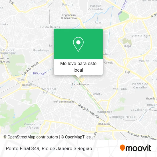 Ponto Final 349 mapa