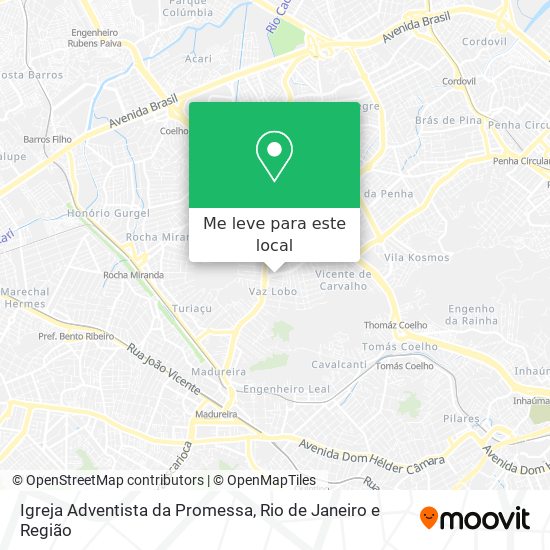 Igreja Adventista da Promessa mapa
