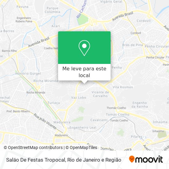 Saläo De Festas Tropocal mapa