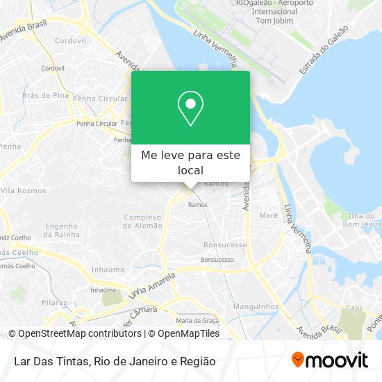 Lar Das Tintas mapa