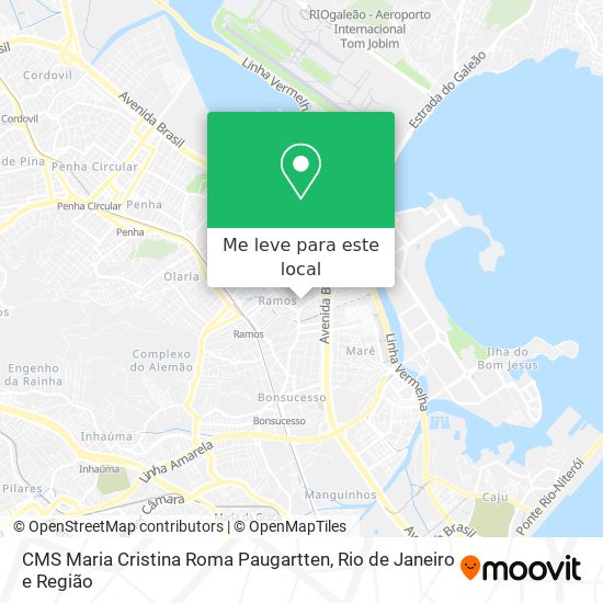 CMS Maria Cristina Roma Paugartten mapa