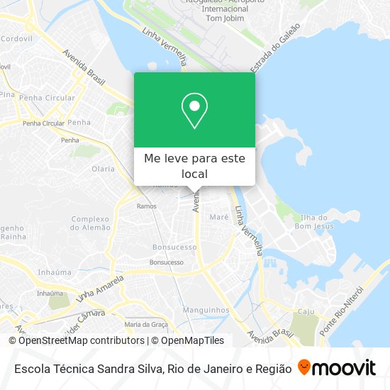 Escola Técnica Sandra Silva mapa
