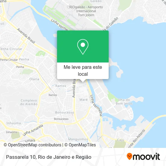 Passarela 10 mapa