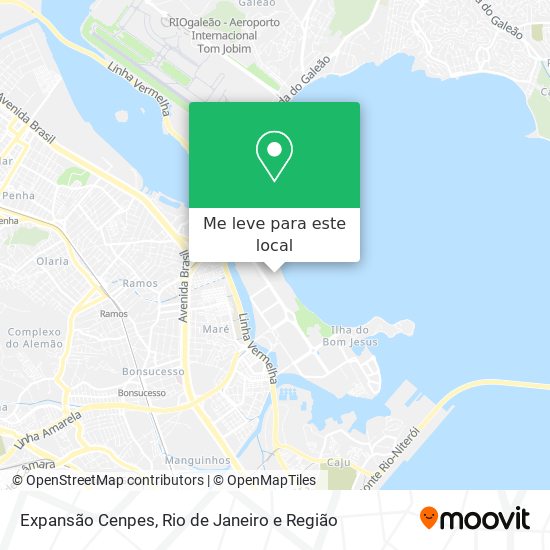 Expansão Cenpes mapa